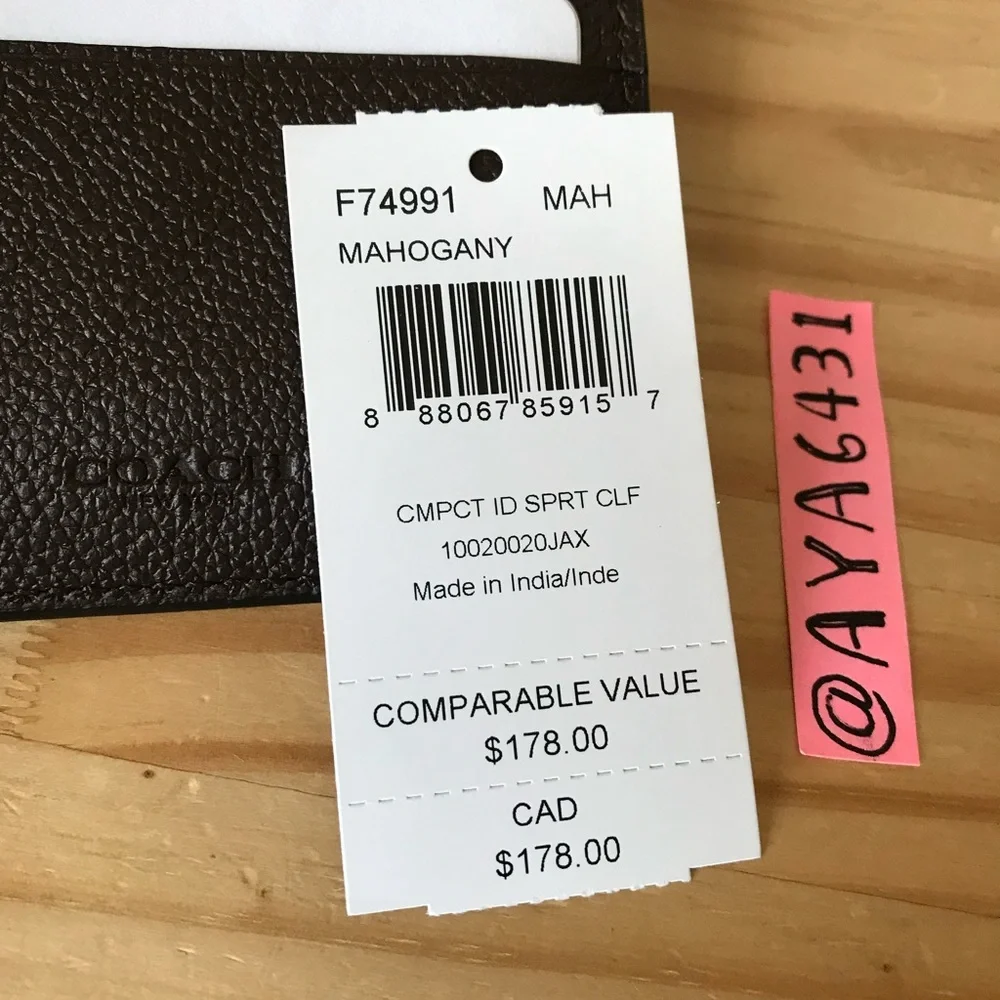 Coach wallet men🎈🎈